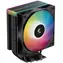 DEEPCOOL AG400 BK ARGB V2 černá / Chladič CPU / 4× heatpipe / 120 mm ARGB / AM4 + AM5 + Intel