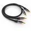 PremiumCord HQ kabel 2x CINCH - 2x CINCH / Propojovací kabel / Stereo / Stíněný / M/M / 1,5m