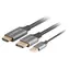 Lanberg / Kabel HDMI na DisplayPort / M/M / 4K 60Hz / 1,8 m / černý