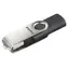 Hama Rotate FlashPen černá/stříbrná / Flash disk / USB 2.0 / 8 GB / 6 MB/s