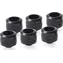 Alphacool Eiszapfen PRO 16mm HardTube sixpack černá / Kompresní šroubení / G1/4" / 6 ks