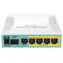 MikroTik RB960PGS bílá / RouterBOARD / hEX PoE / 800 MHz / 128MB RAM / 5x LAN / SFP / PoE výstup