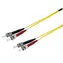 Equip žlutá / Optický patchkabel / ST/ST / Singlemode OS2 Duplex / 2 m