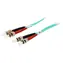 Equip ST-ST tyrkysová / Optický patchkabel / Multimode OM3 / Duplex / 5 m