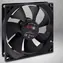 Inter-Tech F-92-S černá / Ventilátor / 92x92x25 mm / 1500 ot/min / 24 dB / 3pin