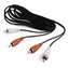 Gembird audio kabel 2x CINCH - 2x CINCH černá / Audio kabel / 1,8 m