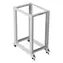 Lanberg Open Rack 22U šedá / Otevřený rack / 19" / 600×1000 mm / nosnost 600 kg
