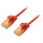 Equip Cat6A SlimFlex červená / Patch kabel / U/UTP / LSZH / 1 m / PoE+