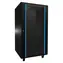 Extralink Rack 22U černá / Stojanový rozvaděč / 19" / Šířka 600 mm / Hloubka 600 mm / nosnost 600 kg / skleněné dveře