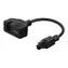 Teltonika 4pin napájecí kabel s I/O přístupem / Napájecí kabel / 4pin konektor / černá