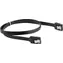 Lanberg CA-SASA-14CU-0050-BK černá / SATA kabel / SATA (M) - SATA (M) / 0,5 m