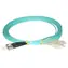 XtendLan FO patch ST-SC 5m / Optický patch kabel / Multimode 50/125 OM3 / Duplex / LS0H