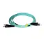 XtendLan FO patch ST-ST / Optický patch kabel / 2 m / 50/125 OM3 duplex / LS0H