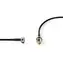 Nedis Anténní kabel SMA - TS9 černá / Anténní kabel / SMA zásuvka - TS9 zástrčka / pozlacené / 50 Ohm / 0,2 m
