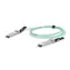 Digitus QSFP28-QSFP28 100G tyrkysová / Optický kabel / 10 m / OM3/OM4 / 100 Gbit/s