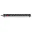 Brennenstuhl Alu-Line černá / Napájecí lišta / 19" / 8x zásuvka / vypínač / 3500 W / 2m kabel