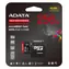 ADATA High Endurance / Micro SDXC karta / 256 GB / UHS-I U3 / Class 10 / čtení 100 MB/s / zápis 85 MB/s / + adaptér