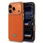 Lacoste PVC Petit Pique Semi Wrap MagSafe oranžová / Zadní kryt / iPhone 17 Pro Max