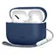 Tech-Protect Silicone Case tmavě modrá / Pouzdro / pro Apple AirPods Pro 3 / Silikonové