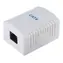 Equip Datová zásuvka Cat6 bílá / Datová zásuvka / RJ-45 / UTP / 1 port / Na omítku