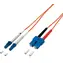Equip optický kabel LC-SC 2m OM1 oranžová / Patch kabel / Multimode / Duplex / LSZH plášť