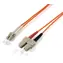 Equip optický kabel LC-SC OM1 3m oranžová / Patch kabel / Multimode / Duplex / LSZH plášť