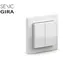 Senic Friends of Hue Smart Switch bílá lesklá / Bezdrátový ovladač / bez baterií / pro Philips Hue