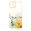 Hurtel Marble Case pro Xiaomi Redmi Note 11 Pro oranžová / Kryt / Gelový / Mramorový vzor