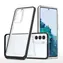 Hurtel Clear 3in1 čirá, černý rámeček / Kryt / Samsung Galaxy S21+ 5G / Silikonový 3v1