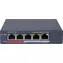 Hikvision DS-3E1105P-EI(O-STD)V2 / Switch / 4x 100 Mbps RJ45 PoE / 1x 100 Mbps uplink / 60W PoE budget