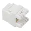 Lanberg Keystone modul RJ45-LSA bílý / Keystone modul / CAT.6A UTP / beznástrojový, 180° / pinout 568A/B