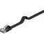 PremiumCord UTP CAT6 3m černá / Plochý patch kabel / RJ45-RJ45 / 250 MHz