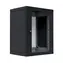 EFB X-Rack WGX-1506TS.G1 černá / Nástěnný rack / 19" / 15U / Skleněné dveře / 60 kg