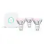 Philips Hue White Ambiance GU10 3ks + Bridge / Chytrá LED žárovka / 345 lm / Bluetooth/Zigbee