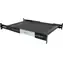 StarTech Vysouvací rack police 2U černá / Rack police / 19" / nastavitelná hloubka / nosnost 22,7 kg / ocel