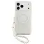 Guess IML Flowers Allover Strap iPhone 18 Pro Max White / Zadní kryt / MagSafe