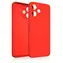 Beline Silicone Kryt pro Xiaomi Redmi 12 červená / Silikonový kryt / Textilní podšívka / Bezdrátové nabíjení