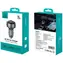 USAMS CC328 kouřová / Autonabíječka / Bluetooth FM transmitter / 30W / USB-A / USB-C