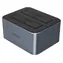 Orico Dokovací stanice s klonováním šedá / Dokovací stanice / 2× 2,5"/3,5" SATA HDD/SSD / Offline klonování