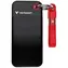 Verbatim Pocket SSD 128 GB černo-červená / Externí SSD / USB-C 3.2 Gen 2 / R: 1000 MB/s / W: 1000 MB/s