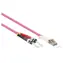 Mercodan Optický patch kabel LC-ST OM4 / Patch kabel / Multimode / Duplex
