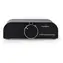 Nedis Audio přepínač antracit / Přepínač / 4 porty / RCA + 3.5mm / manuální / kov