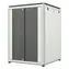 Lanview Data Line 20U bílá / Stojanový rozvaděč / 19" / 800x800 mm / Skleněné dveře / Nosnost 2000 kg