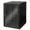Digitus Dynamic Basic 600x600mm černá / Nástěnný rozvaděč / 19" / 16U / skleněné dveře / nosnost 60 kg / IP20
