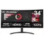 34" LG UltraWide 34WR50QK-B / VA / 3440x1440 / 21:9 / 3000:1 / 5ms / 300cd-m2 / HDMI / DP / VESA