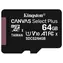 Kingston Canvas Plus microSDXC 64GB / UHS-I V10 / U1 / Class 10