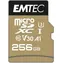 EMTEC SpeedIN PRO microSDXC 256GB + adaptér / Class 10 / UHS-I U3 V30 A1 / čtení: 100MBs / zápis: 95MBs