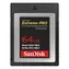SanDisk Extreme Pro CF express 64GB / type B / čtení: až 1500 MBs / zápis: až 800 MBs