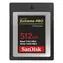 SanDisk Extreme Pro CF express 512GB / Type B / čtení: až 1700 MBs / zápis: až 1400 MBs