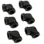 RAIJINTEK Pelias - D160906 6 ks černá / pro 16mm HardTube / G1/4" / 90° úhel